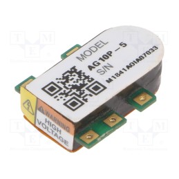 1 pcs x XP POWER - AG10P-5 - Converter: DC/DC, 1W, Uin: 5V, Uout: 0÷1kVDC, Iout: 1mA, 350kHz, SMT