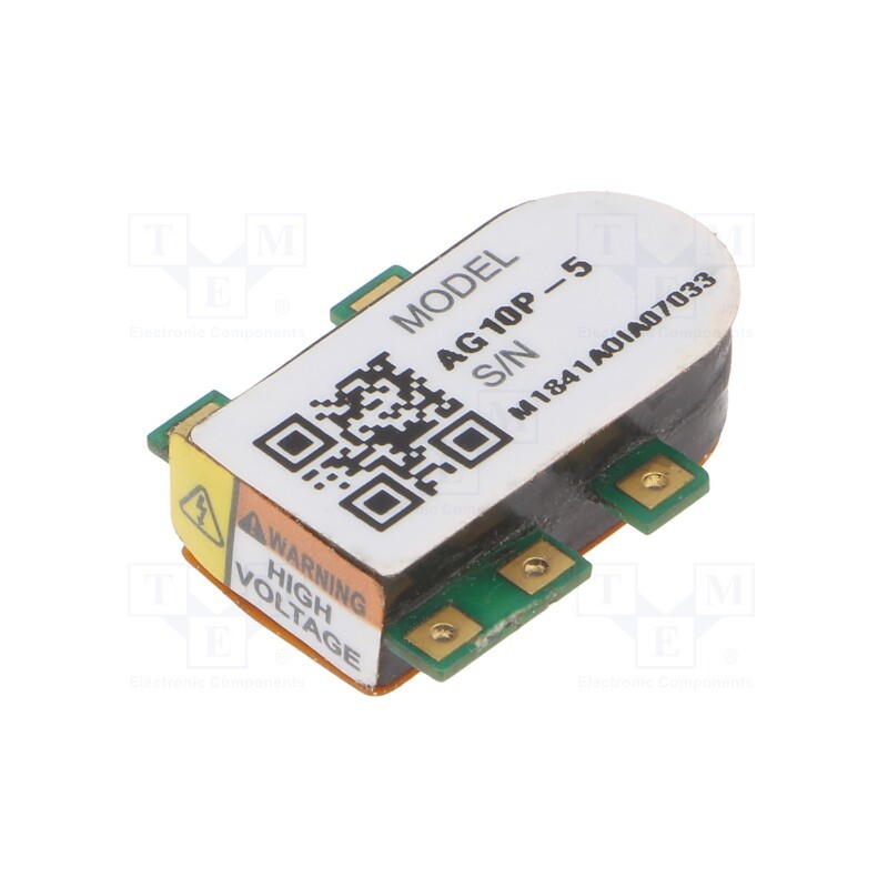 1 pcs x XP POWER - AG10P-5 - Converter: DC/DC, 1W, Uin: 5V, Uout: 0÷1kVDC, Iout: 1mA, 350kHz, SMT