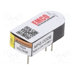 1 pcs x XP POWER - A20N-5 - Converter: DC/DC, 1W, Uin: 5V, Uout: 0÷-2kVDC, Iout: 0.5mA, 350kHz