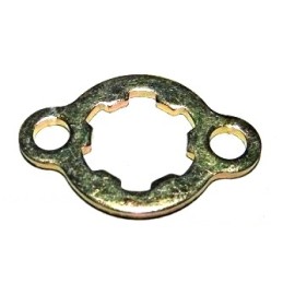 Securing the ATV output sprocket for a quad