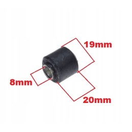 Metal-rubber bushing, rear shock absorber, ATV 8 19 20