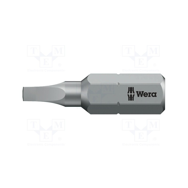 1 pcs x WERA - 5066420001 - Screwdriver bit, square, 4, Overall len: 25mm
