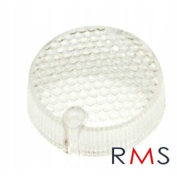 Malaguti F12 turn signal lamp cover, round, white