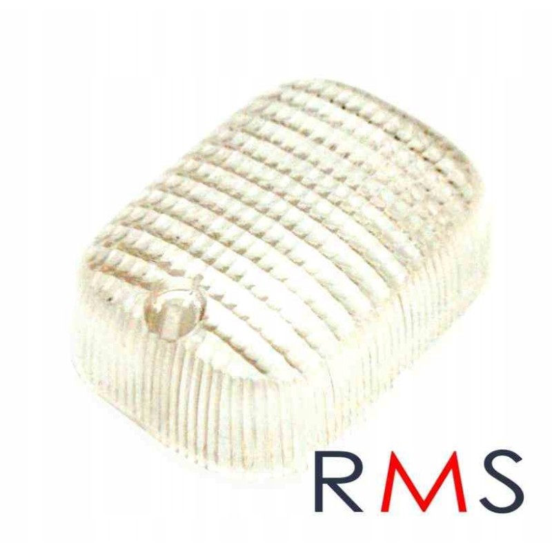 Malaguti F12 turn signal cover, square, white