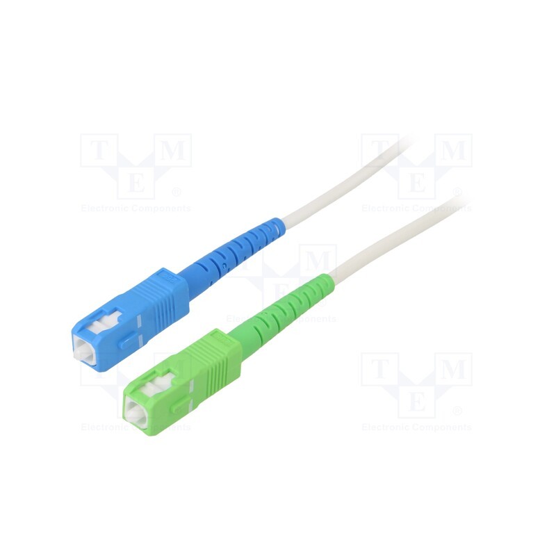 1 pcs x Goobay - 59626 - Fiber patch cord, OS2, SC/APC,SC/UPC, 30m, Optical fiber: 9/125um