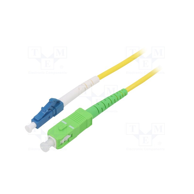 1 pcs x Goobay - 59656 - Fiber patch cord, OS2, LC/UPC,SC/APC, 30m, Optical fiber: 9/125um
