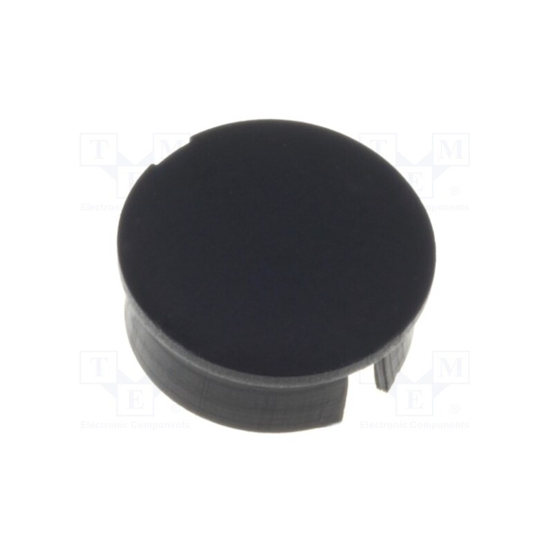 2 pcs x MENTOR - 4129.063 - Cap, black, Mounting: push-in, plastic, G355.41