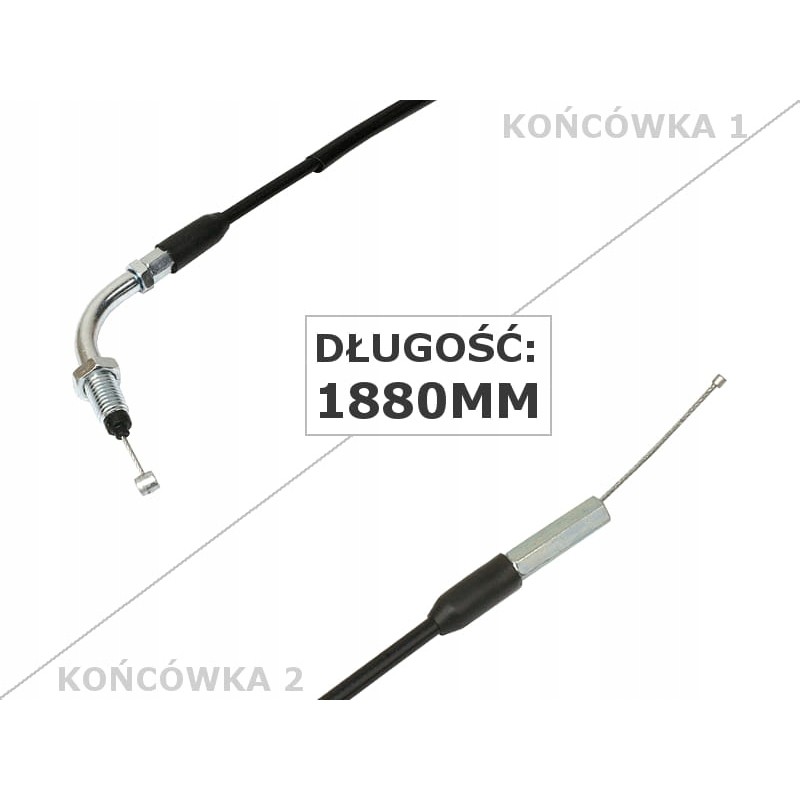 Gas cable zipp quantum 50 2t romet rxl modo 1880m