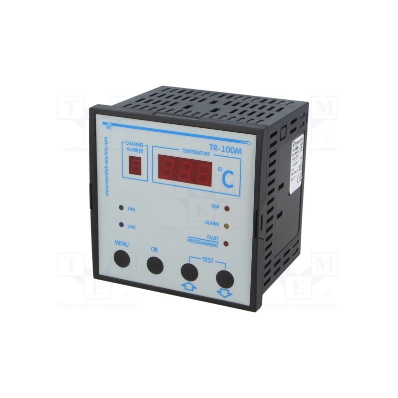 1 pcs x NOVATEK ELECTRO - TR-100M - Module: regulator, temperature, 24÷265VAC, 24÷265VDC, on panel