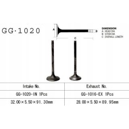 Vesrah intake valve honda trx 300 88 00
