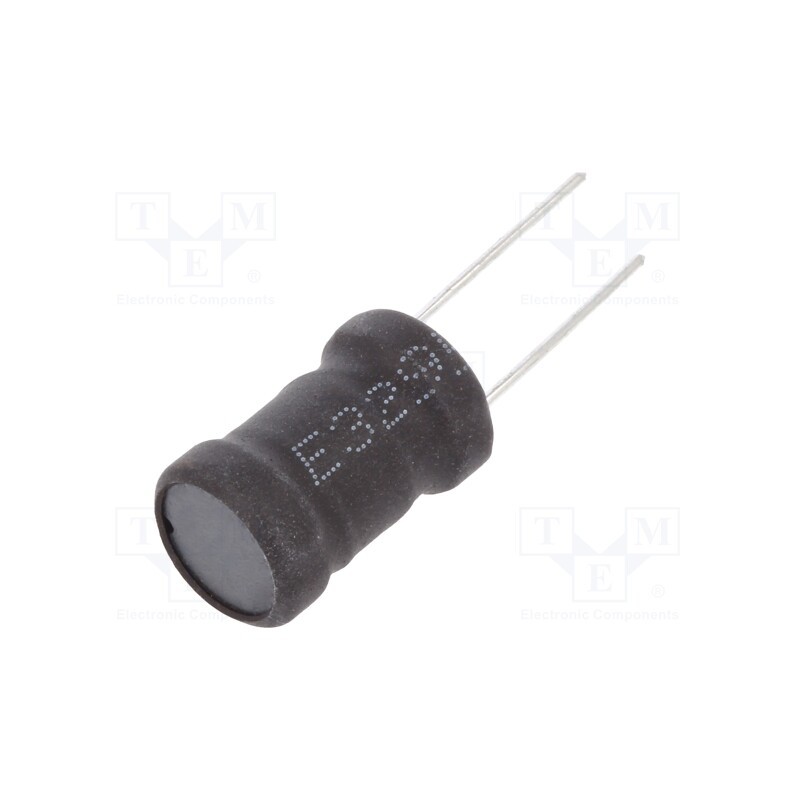 2 pcs x FERROCORE - COIL1016-10 - Inductor: wire, THT, 10mH, 350mA, ±10%, Ø11.5x17.5mm, vertical