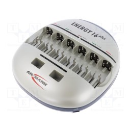 1 pcs x ANSMANN - ENERGY 16 PLUS - Charger: microprocessor-based, Ni-MH, Usup: 230VAC