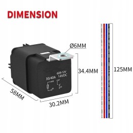 Relay with waterproof base 12v
