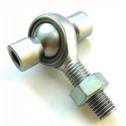 End holder, swing-type pass-through hitch