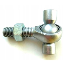 End holder, swing-type pass-through hitch