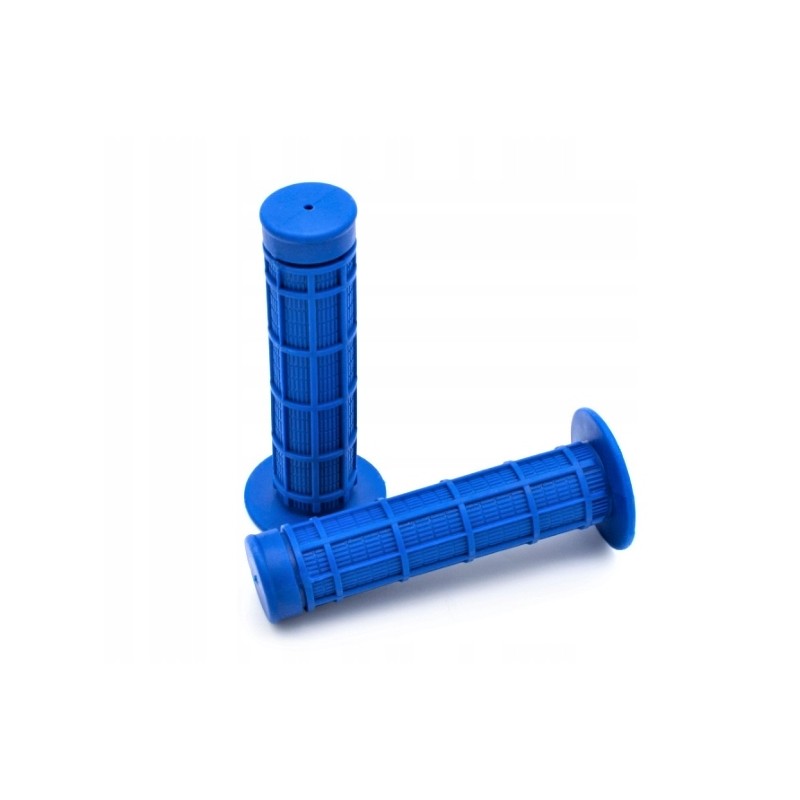Blue quad atv rubber grip grips