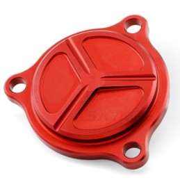 Oil filter cover for suzuki ltz 400 red