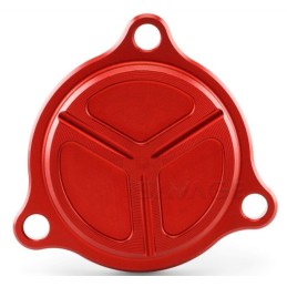 Oil filter cover for suzuki ltz 400 red