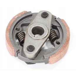 Pocket clutch, two HB wedge springs