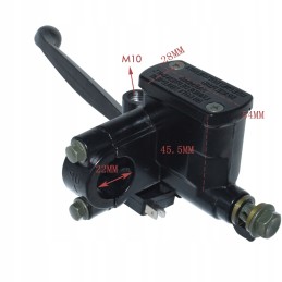 Left shift lever on the handlebar