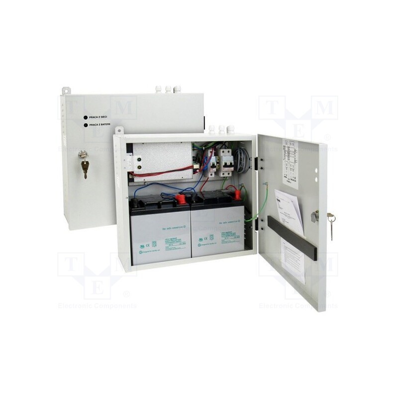 1 pcs x MERAWEX - ZMS-3-24V12A - Power supply: buffer, for building in,modular, 288W, 24VDC, 12A