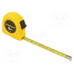 1 pcs x STANLEY - 1-30-487 - Measuring tape, L: 3m, Width: 12.7mm, Class: II