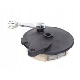 Aston 250 rear hub complete with shoes