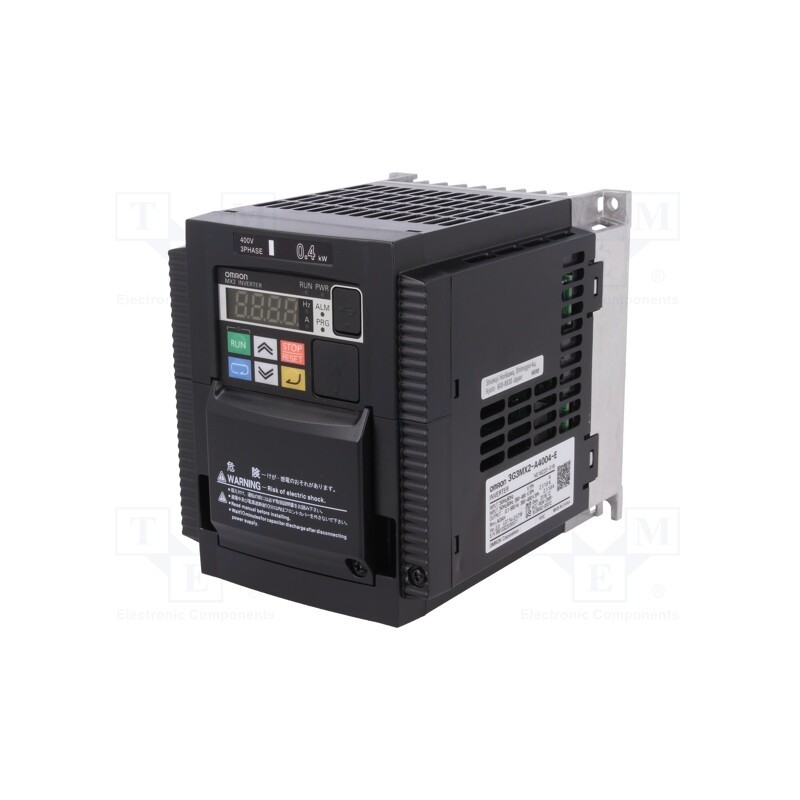 1 pcs x OMRON - 3G3MX2-A4004-E - Vector inverter, 0.4/0.75kW, 3x380÷480VAC, 0÷10V, IN: 10, IP20