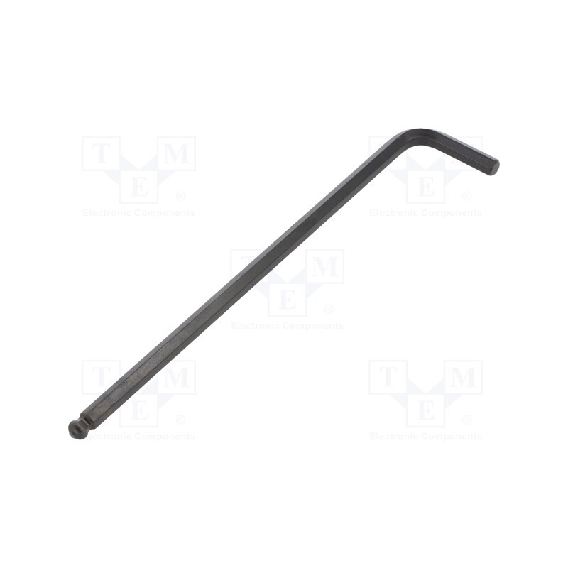 1 pcs x WIHA - 3873 - Wrench, hex key,spherical, HEX 6mm, Overall len: 184mm