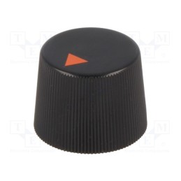 2 pcs x OKW - A1316240 - Knob, with pointer, thermoplastic, Øshaft: 4mm, Ø16.4x12.3mm