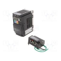 1 pcs x OMRON - 3G3MX2-AB002-E-ECT - Vector inverter, Max motor power: 0.2/0.4kW, 200÷240VAC, IN: 10
