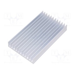 1 pcs x FISCHER ELEKTRONIK - SK 630 100 AL - Heatsink: extruded, grilled, aluminium, L: 100mm, W: 59.69mm, H: 15mm