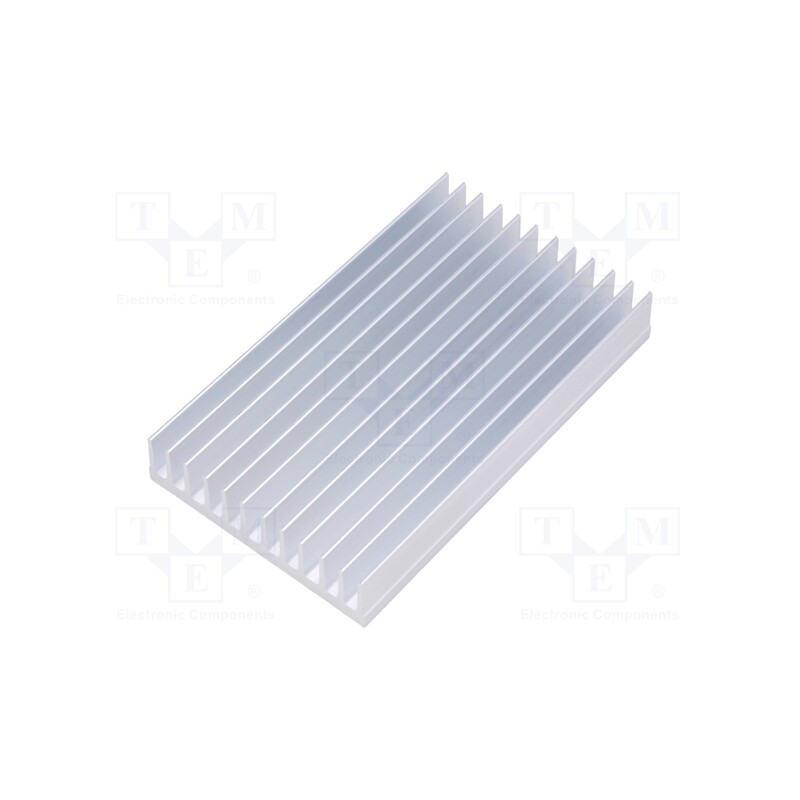 1 pcs x FISCHER ELEKTRONIK - SK 630 100 AL - Heatsink: extruded, grilled, aluminium, L: 100mm, W: 59.69mm, H: 15mm