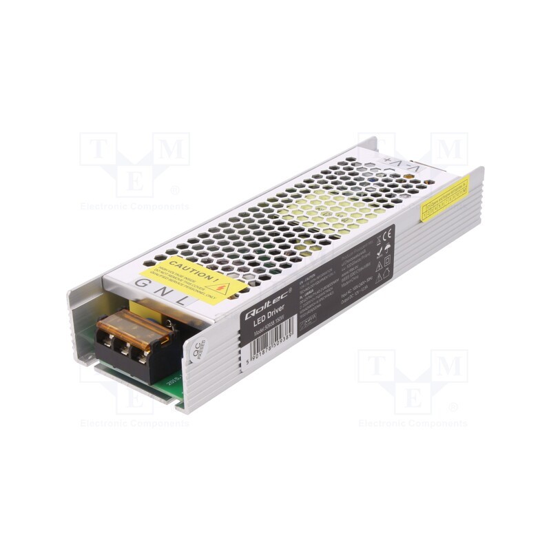 1 pcs x QOLTEC - 50938 - Power supply: switched-mode, for building in, constant voltage