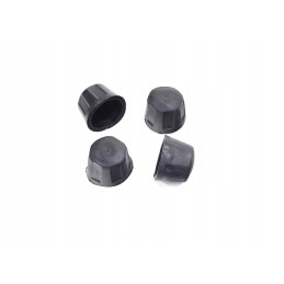 Rubber nuts, hub cap, ATV set, 4 pcs, quad bashan