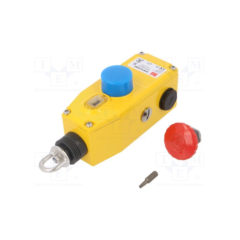 1 pcs x OMRON - 44506-4130 - Safety switch: rope, NC x3, ER5018, -25÷80°C, IP67, Mat: aluminium