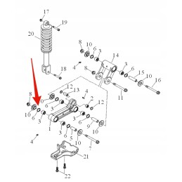 Lucky star linkage suspension sealant
