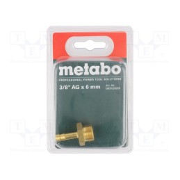 1 pcs x METABO - 901026050 - Plug-in nozzle, with bushing, brass, Connection: 6mm