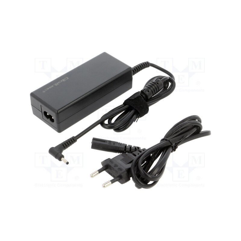 1 pcs x QOLTEC - 52406 - Power supply: switched-mode, 19VDC, 3.42A, Out: 3,0/1,0, 65W