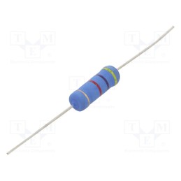 2 pcs x TE Connectivity - 7-2176412-2 - Resistor: metal oxide, 4.7kΩ, 5W, ±5%, Ø6.5x17.5mm, -55÷155°C