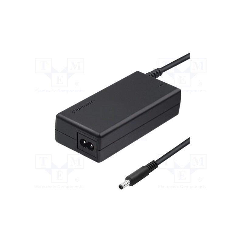 1 pcs x QOLTEC - 51518 - Power supply: switched-mode, 19.5VDC, 2.31A, 45W, for notebooks