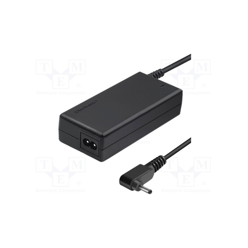 1 pcs x QOLTEC - 51507 - Power supply: switched-mode, 19VDC, 1.75A, Out: 4,0/1,35, 33W