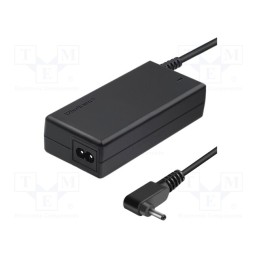 1 pcs x QOLTEC - 51506 - Power supply: switched-mode, 19VDC, 2.37A, Out: 4,0/1,35, 45W