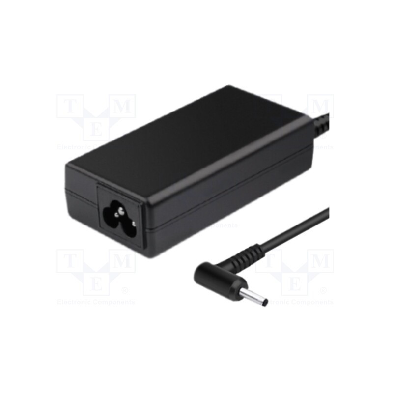 1 pcs x QOLTEC - 51503 - Power supply: switched-mode, 19VDC, 2.1A, Out: 2,5/0,7, 65W