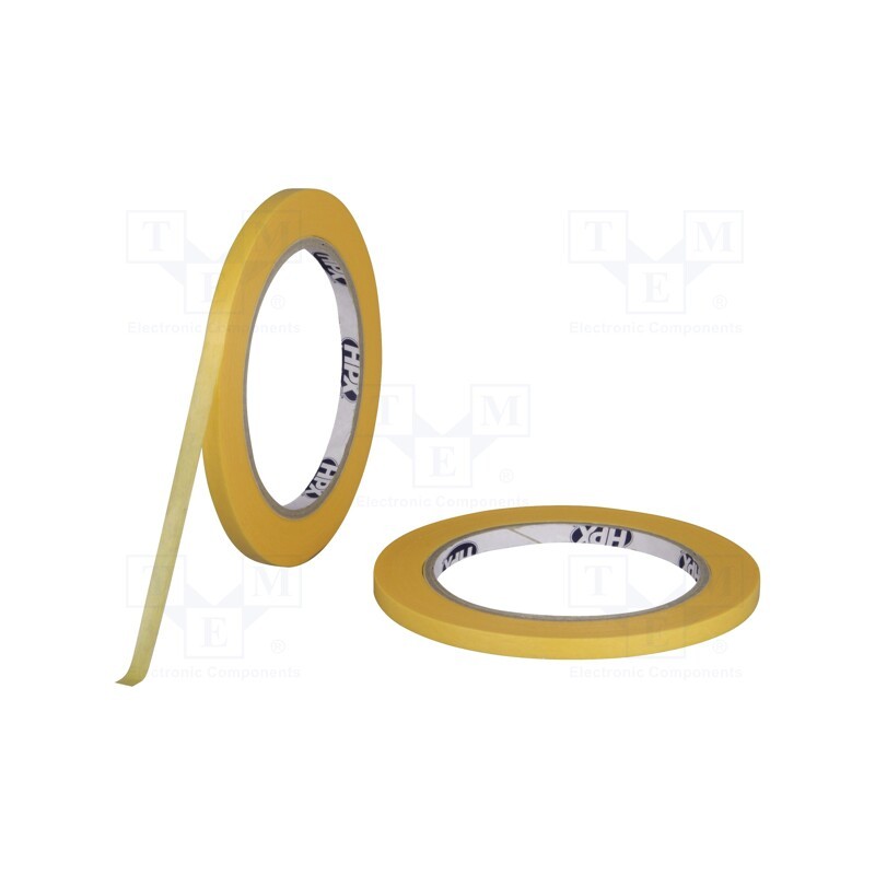 1 rol x HPX - FP0950 - Tape: masking, W: 25mm, L: 50m, Thk: 0.09mm, orange, 30N/cm, acrylic