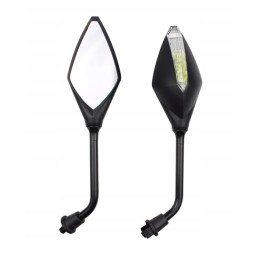 Mirrors with turn signals m10 atv quad