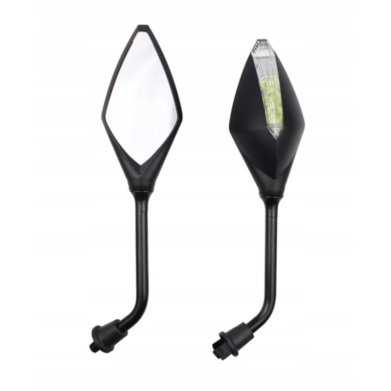 Mirrors with turn signals m10 atv quad