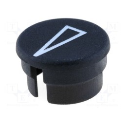 2 pcs x RITEL - 3015133 - Cap, polyamide, black, 15mm, G15