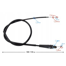 Kayo Barton db 250 cross enduro throttle cable