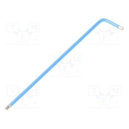 1 pcs x WIHA - 41895 - Wrench, hex key,spherical, HEX 2mm, Overall len: 101mm